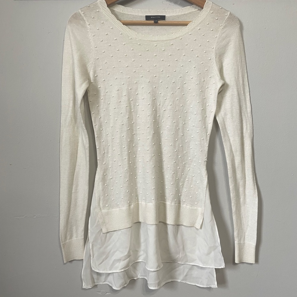RW&CO Layered Look Knit